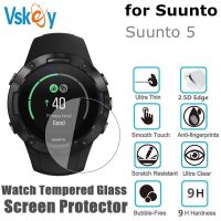 VSKEY 10PCS Smart Watch Screen Protector for Suunto 5 Round Tempererd Glass Anti Scratch Protective Film