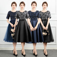 Small Dress Dress 2022 New Large Choir Performance Dress Graduation Long Temperament Elegant Dinner Dress Wholesale