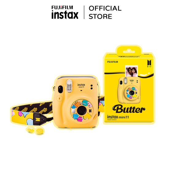 Máy chụp ảnh lấy liền - fujifilm instax mini 11 bts butter version - ảnh sản phẩm 1