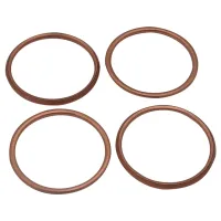 LOPOR Motorcycle Exhaust Pipe Gasket For Kawasaki Z250/SL250 15-17 KVF360/03-14 KLX300R/97-03 KLX250S/09-15 KLX250R 94-96