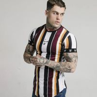 เสื้อยืด2021 Neuwe Zomer Siksilk Mannelijke เสื้อยืดเสื้อยืด O-Hals Korte Gorte Heren เสื้อยืด Sik Zijde Mannen