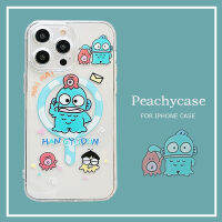 การ์ตูน Sanrio Clownfish Hangyodon MagSafe ชาร์จไร้สายเคสโทรศัพท์สำหรับ iPhone 15 Plus 14 13 12 11 Pro Max 11 IPhone15ฝาครอบหลังพีทียูปลอกกันกระแทก