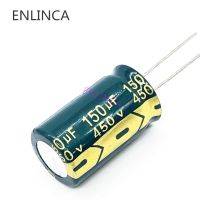 2pcs/lot RA03 450V 150UF size 18x30MM high frequency low impedance 400V150UF aluminum electrolytic capacitor 20