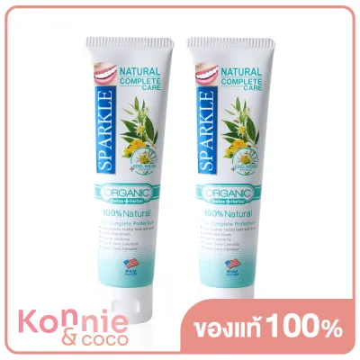 [แพ็คคู่] Sparkle Natural Complete Care Toothpaste [100g x 2pcs]