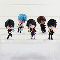 【Cw】5ชิ้นเซ็ต Silver Soul Gintama PVC Action FIGURE ของเล่นคอลเลกชันของเล่นรุ่น Q รุ่นจัดส่งฟรี ！