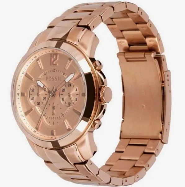 Authentic Fossil Grant Chronograph Rose Gold Men's Watch FS4635 | Lazada PH