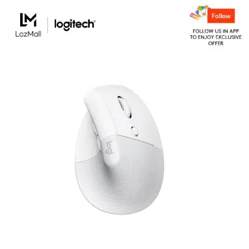  Logitech Lift Vertical Ergonomic Mouse, Wireless, Bluetooth or  Logi Bolt USB receiver, Quiet clicks, 4 buttons, compatible with  Windows/macOS/iPadOS, Laptop, PC - Graphite : Electronics
