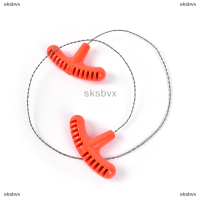 sksbvx 1PC สายสแตนเลสเลื่อยตั้งแคมป์กลางแจ้งเครื่องมือการอยู่รอดฉุกเฉิน