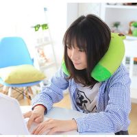 Cartoon Headrest Fine Cotton Neck Pillow for Men Women Kids Boys Girls Teens Travel Accessories for Airplane Car Cute Pillow Travel pillows