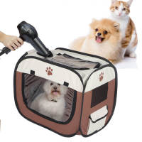 【สินค้าขายดี】Portable Cat Dog Rabbit Hair Dryer Pet Drying Box Square Cage Pet Supplies SP