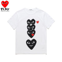 มาใหม่ล่าสุด COMME DES GARCONS เสื้อยืดฤดูร้อนแฟชั่นคอกลมแขนสั้นสำหรับผู้ชายและผู้หญิงเสื้อยืดลำลองวิ่งฟิตเนส