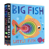 My little world series big fish small fish English original picture book childrens English Enlightenment paper board book