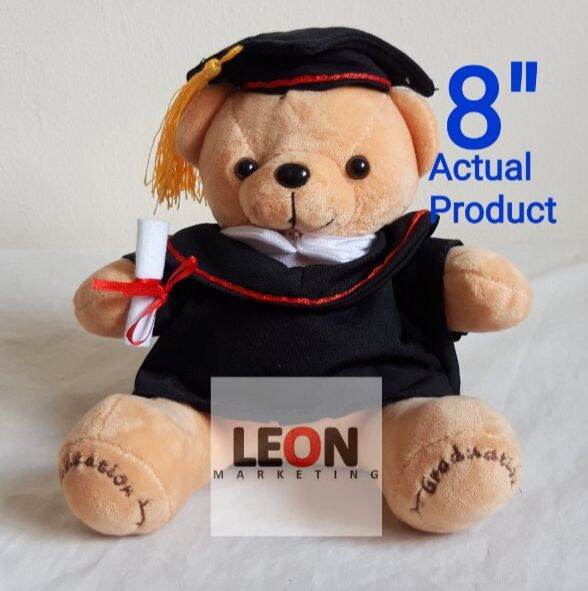 8" Graduation/Convocation Bear- Professor Bear Patung Konvo 博士熊 | Lazada