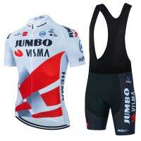 2022 Jumbo Visma Team Cycling Jersey Set France Tour Cycling Clothing Summer Road Bike Shirt Suit Bicycle Bib Shorts MTB Maillot