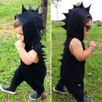 Adorable Kid Baby Boys Dinosaur Hooded Romper Jumpsuit Hat Clothes Outfits