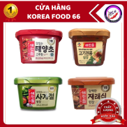 Combo 4 Loại Tương Hàn Quốc 500g Dùng Nấu Mì Cay, Làm Kim Chi