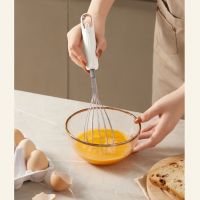 Kitchen Stainless Steel Wire Whisk Sturdy Balloon Egg Beater for Whisking Blending Beating Stirring Baking Manual Mixer