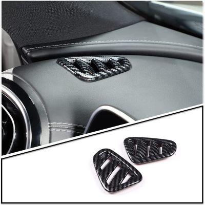 Car Dashboard Side Air Vent Cover Trim Accessories Carbon Fiber for Mercedes-Benz C-Class W206 C200 C300 2022
