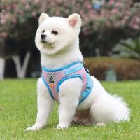 Pet Chest Harness Vest Type Puppy Chest Harness Reflective Mesh Dog Harness Pet Leash