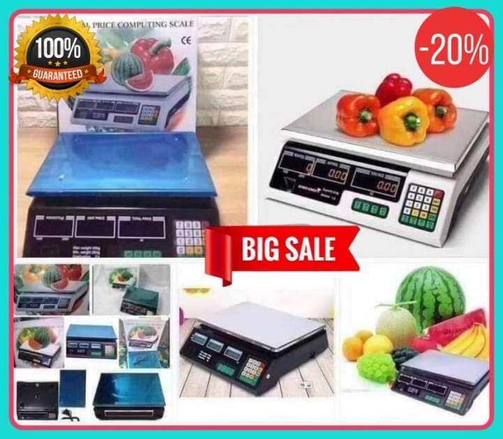 Digital Price Computing Electronic Scale Rechargeable 40kg Weighing 2g