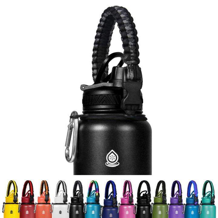 ⭐️Aqua Flask Accessories Handle 12oz 64oz Colorful Aquaflask Paracord