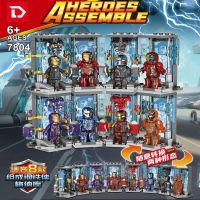 Dile building blocks 7804 Avengers Gnaku Iron Man puzzle assembled mannequin model toy childrens gift