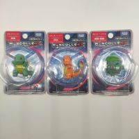 TAKARA TOMY ของแท้ Pokemon Pikachu Bulbasaur Charmander Squirtle Action Figure ของเล่นของขวัญ