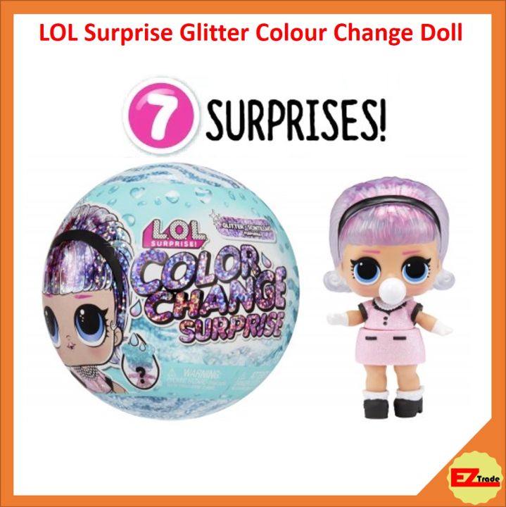 LOL Surprise Glitter Color Change™ Doll With 7 Surprises, L.O.L ...