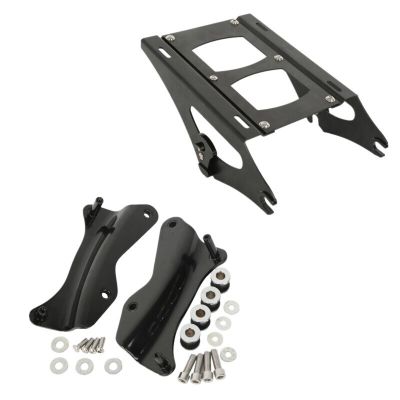 Motorcycle Two Up Pack Mount Luggage Rack Docking Hardware Kit For Harley Tour Pak Touring Road King Road Glide Street 2014-2022