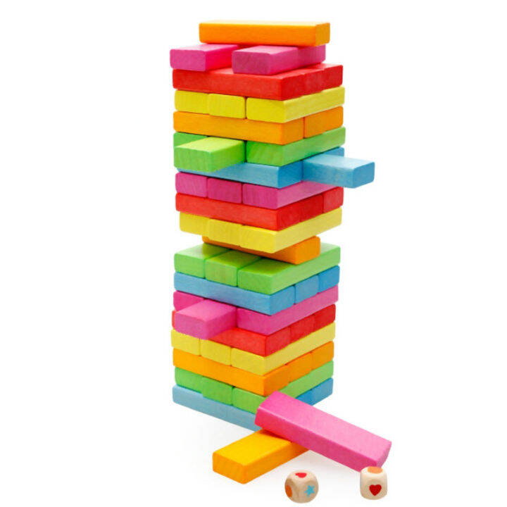 54pcs-wood-domino-rainbow-high-stacks-table-game-blocks-dominoes-childrens-classic-early-learning-aids-educational-wooden-toys