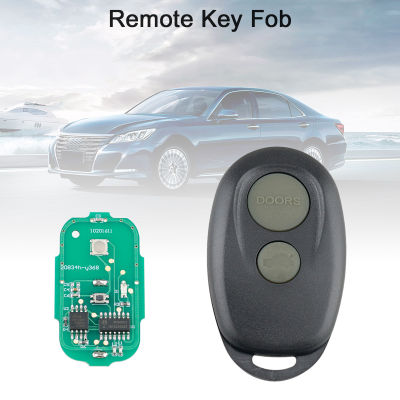 ปุ่มเปลี่ยน Kunci Remote Mobil 2ปุ่มสำหรับ Toyota Camry/Avalon/Conquest