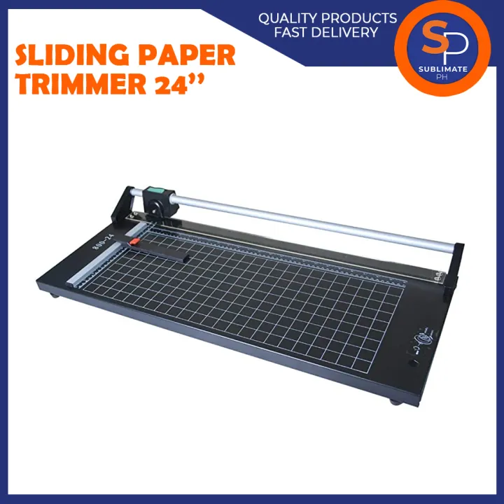 Sliding Paper Trimmer [24" Sliding Paper Cutter Rotary Trimmer] Free