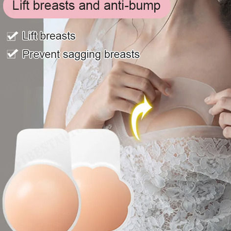 vivibestauto Adhesive Breast Pads for Deep VNeck Dress Push Up Lingerie