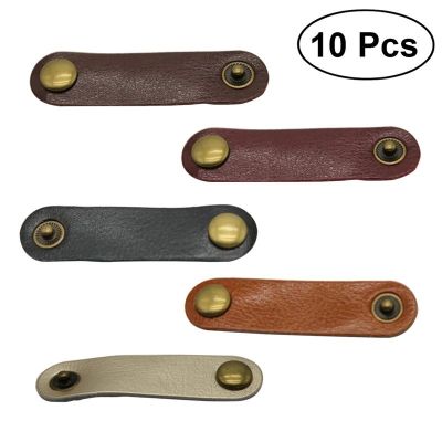 【cw】 10 pcs Leather USB Cord Organizer Data Cable Soft Charging Wrapper with 【hot】 !