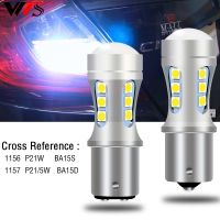 2PCS Canbus P21W led BAY15D BA15S Reverse Lights White 1300Lm Car LED Bulbs P21/5W Turn Signal 1156 1157 Ba15D Tail Brake Lamps