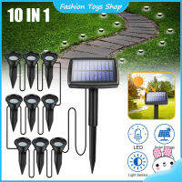 Fast Delivery Solar Spot Lights 20LM 10 LEDs Outdoor IP65 Waterproof Solar Landscape Spotlights For Walkway Yard Pathway Garden