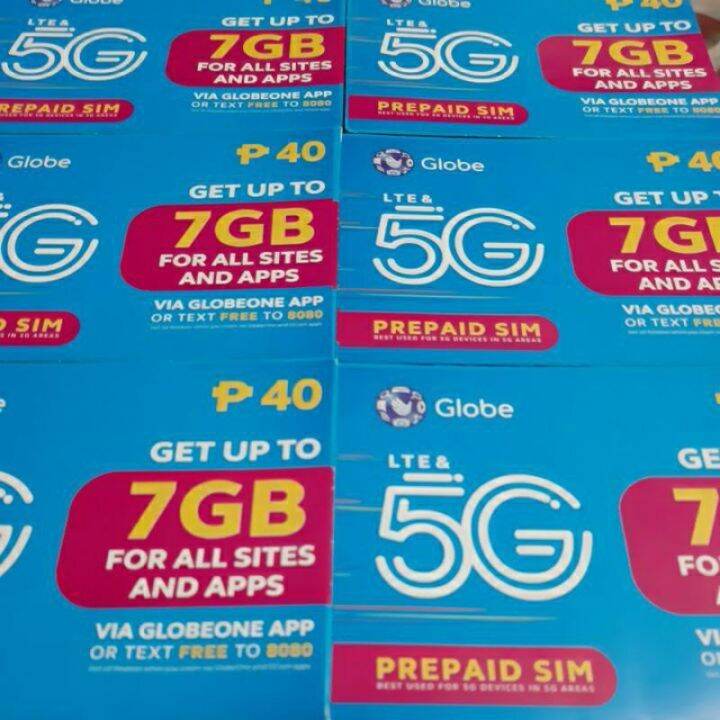 GLOBE SPECIAL NUMBER/VANITY SIM 5g readyscP Lazada PH