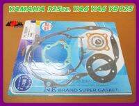 YAMAHA 125cc. YA6 YA 6 YB125 COMPLETE ENGINE GASKET SET // ปะเก็นเครื่อง ชุดใหญ่ ครบชุด