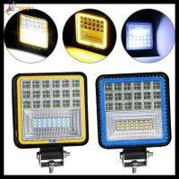 สปอตไลท์ ABS QIUQIU 12V 126W ไฟทำงานความเข้มสูงไฟหน้าทรงเหลี่ยมรถบรรทุก