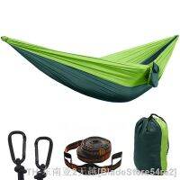 hyfvbu☇  Assorted Color Hammock with straps and carabiner Camping Survival travel Outdoor