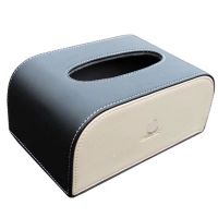 Original High-end car tissue box seat strap armrest box non-slip Mercedes-Benz BMW Audi creative car interior car paper box