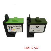 【Free-delivery】 Thinkerz Vilaxh หมึก17 27สำหรับ Lexmark 17 27สำหรับ Z605 Z615 X1100 X1150 X1270 I3 Z13 Z23 Z34 Z515 Z517 Z600 Z603 X2250เครื่องพิมพ์