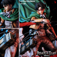 Figure ฟิกเกอร์ LC Studio จากการ์ตูนเรื่อง Attack of Titan ผ่าพิภพไททัน Levi Ackerman รีไวล์ แอคเคอร์แมน 1/6 สูง 37 cm หัวหน้าหน่วยสำรวจสุดโหด Ver Anime Hobby โมเดล ตุ๊กตา อนิเมะ การ์ตูน มังงะ ของขวัญ Doll manga Model New Collection Gift ของสะสม