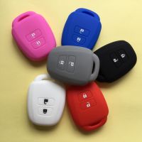 dfthrghd For Toyota 2 Button Remote FOB Key Shell Silicone Holder Cover Crown Prado Highlander Reiz Camry RAV4