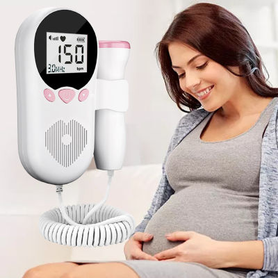 3.0เมกะเฮิร์ตซ์ Doppler ของทารกในครรภ์ H Eart Rate Monitor Ipx1กันน้ำเด็ก H Eart Monitor Oled แสดงอัตโนมัติปิดของทารกในครรภ์ Doppler เด็ก H Eart Monitor