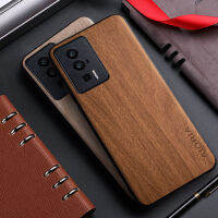 เคสโทรศัพท์ Aioria สำหรับ Xiaomi Redmi K60 Pro ฝาหลังดีไซน์แบบลายไม้หนัง PU ผิวนุ่ม TPU ข้างเคสดีไซน์ป้องกันกล้องคลุมทั้งหมด PC แบบแข็ง