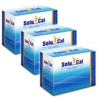 3 Boxs โซลูแคล Solucal Calcium Collagen VitaminD3 30 Sachets