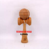 Middle Gridding Design Beech Tama wiht Newest Traditional assembl Ken with Wax Oil Coating,18CM Beech Kendama No Rivet