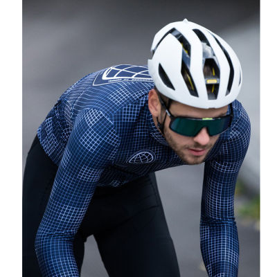 RH77 Cycling Jersey Mens Spring and Autumn Thin Cycling Clothes Long Sleeve Suit Racing Bike Clothes Wear Ciclismo MTB Bicycl