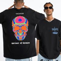 Fashion Design Skeleton Double Sided Print Tshirt Mens Summer Pure Cotton T-shirt Streetwear Hip Hop Tees XS-4XL-5XL-6XL